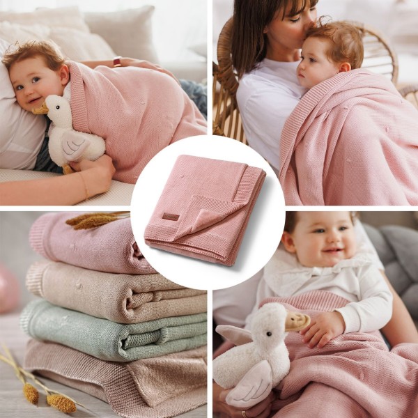 Фото - Одеяло детское всесезонное BabyOno с фланелевой подкладкой, темно-бежевая + сумка в подарок 75x100 см (1671/03)